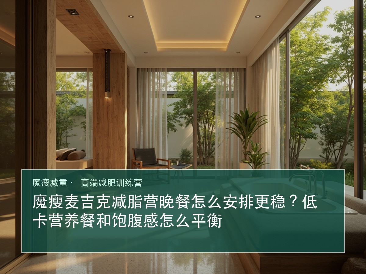 魔瘦麦吉克减脂营晚餐怎么安排更稳?低卡营养餐和饱腹感怎么平衡