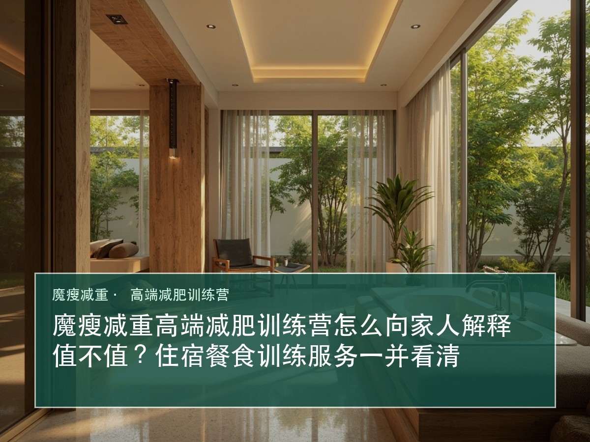 魔瘦减重高端减肥训练营怎么向家人解释值不值?住宿餐食训练服务一并看清