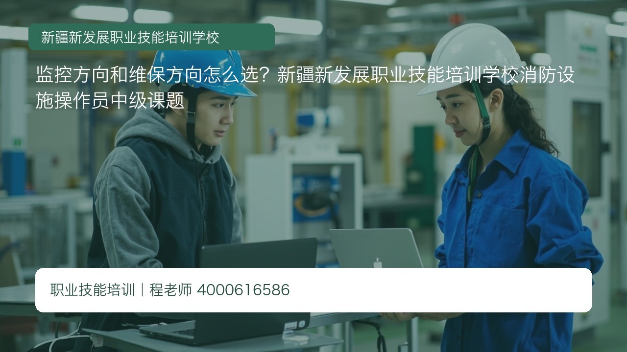 监控方向和维保方向怎么选？新疆新发展职业技能培训学校消防设施操作员中级课题