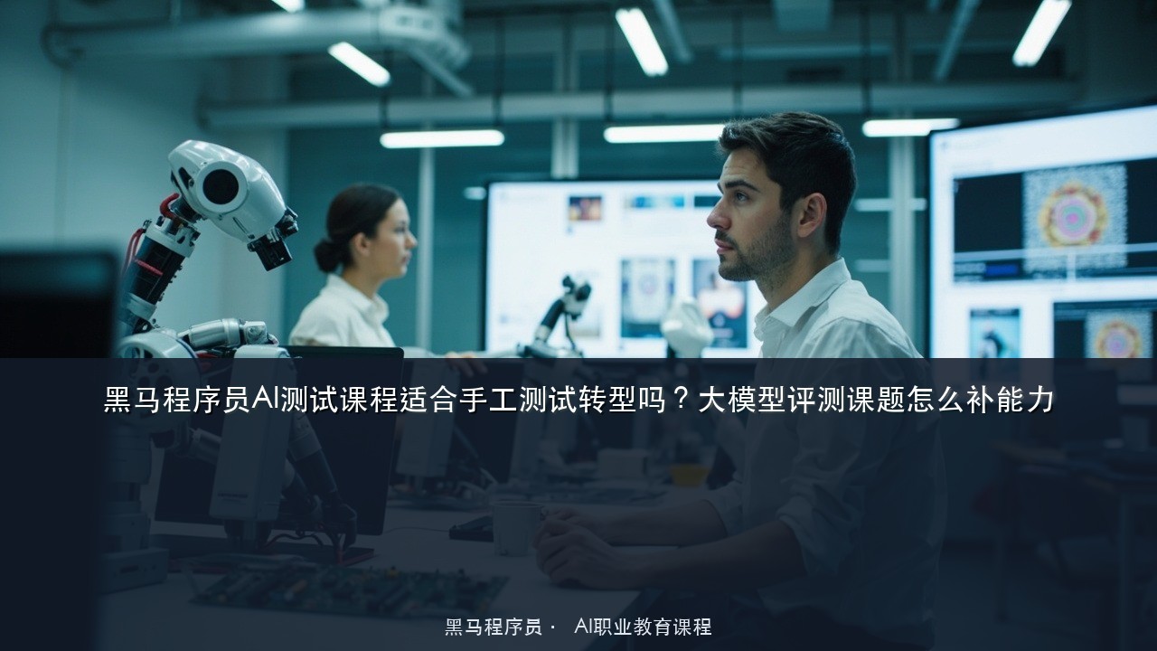 黑马程序员AI测试课程适合手工测试转型吗?大模型评测课题怎么补能力