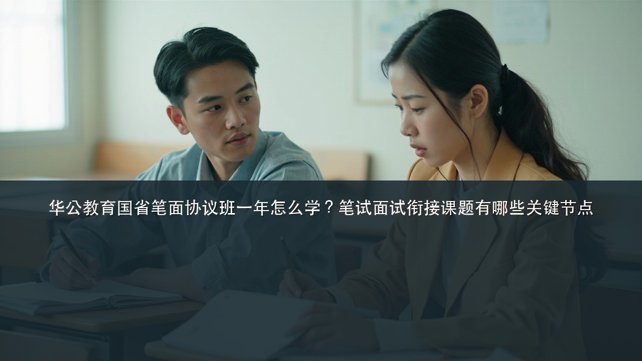 华公教育国省笔面协议班一年怎么学?笔试面试衔接课题有哪些关键节点