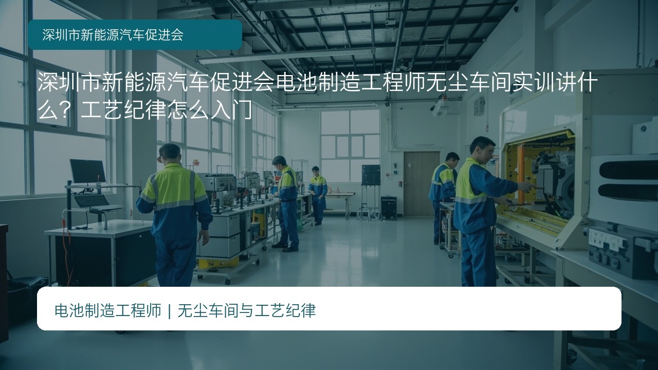 深圳市新能源汽车促进会电池制造工程师无尘车间实训讲什么?工艺纪律怎么入门