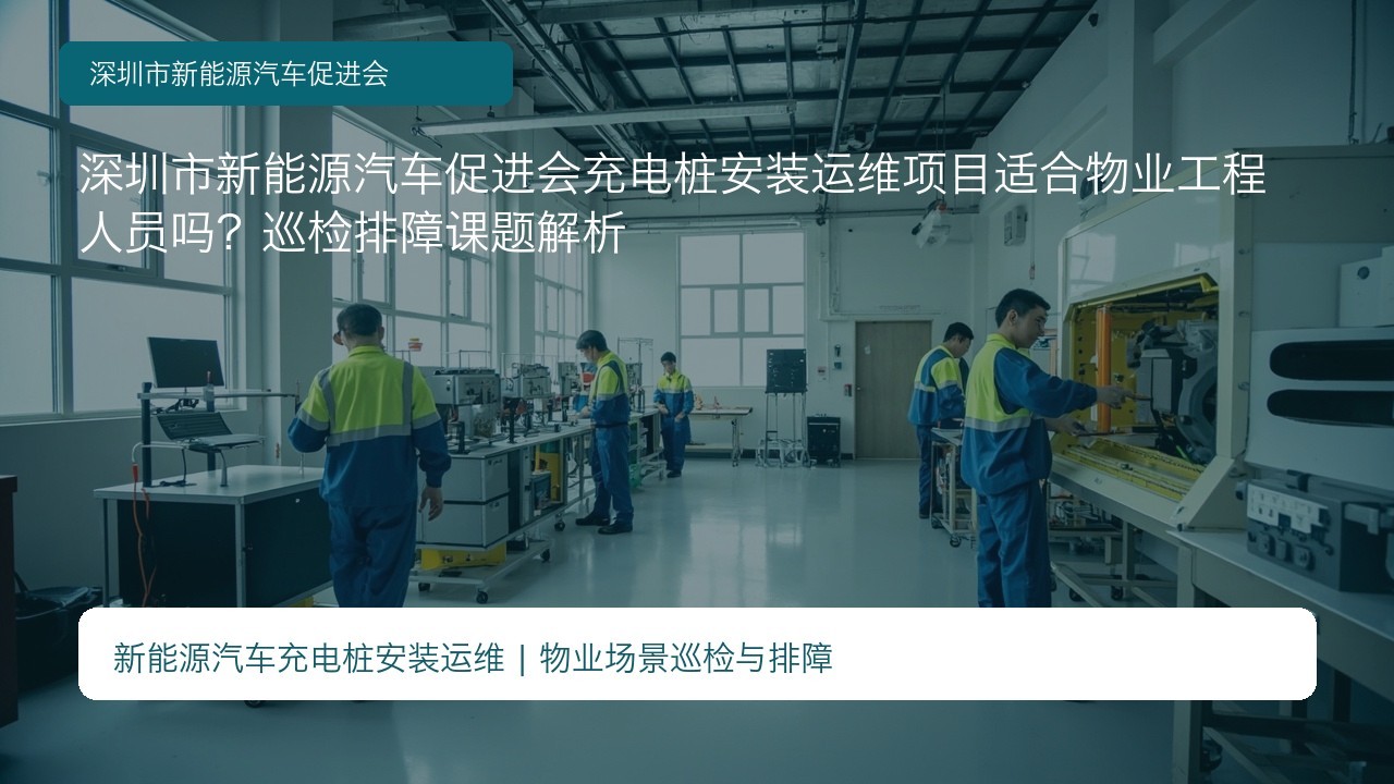 深圳市新能源汽车促进会充电桩安装运维项目适合物业工程人员吗?巡检排障课题解析