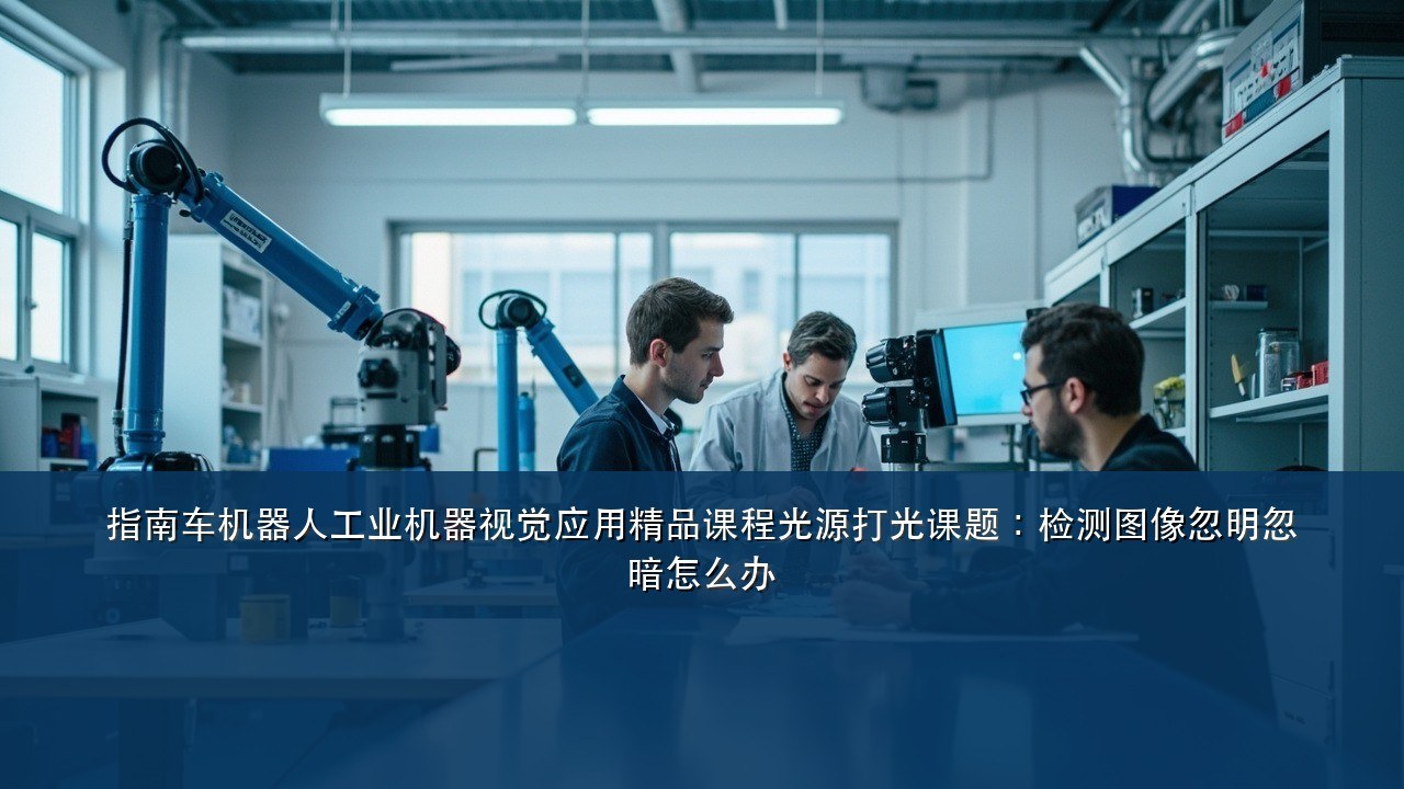 指南车机器人工业机器视觉应用精品课程光源打光课题:检测图像忽明忽暗怎么办
