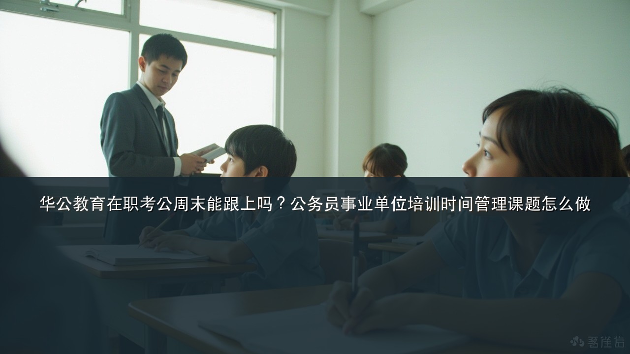 华公教育在职考公周末能跟上吗?公务员事业单位培训时间管理课题怎么做