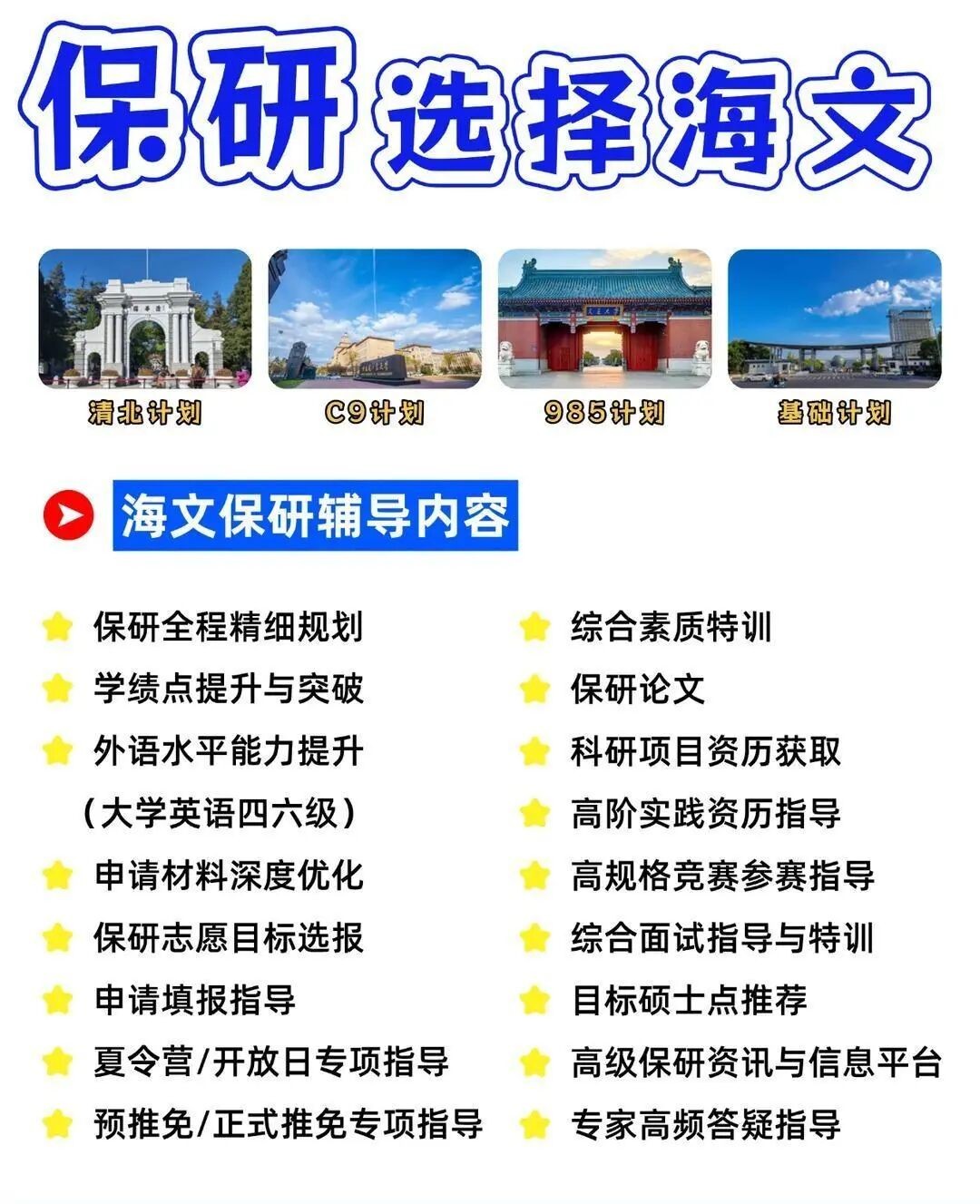成都本地保研机构怎么选?海文考研保研辅导内容有哪些