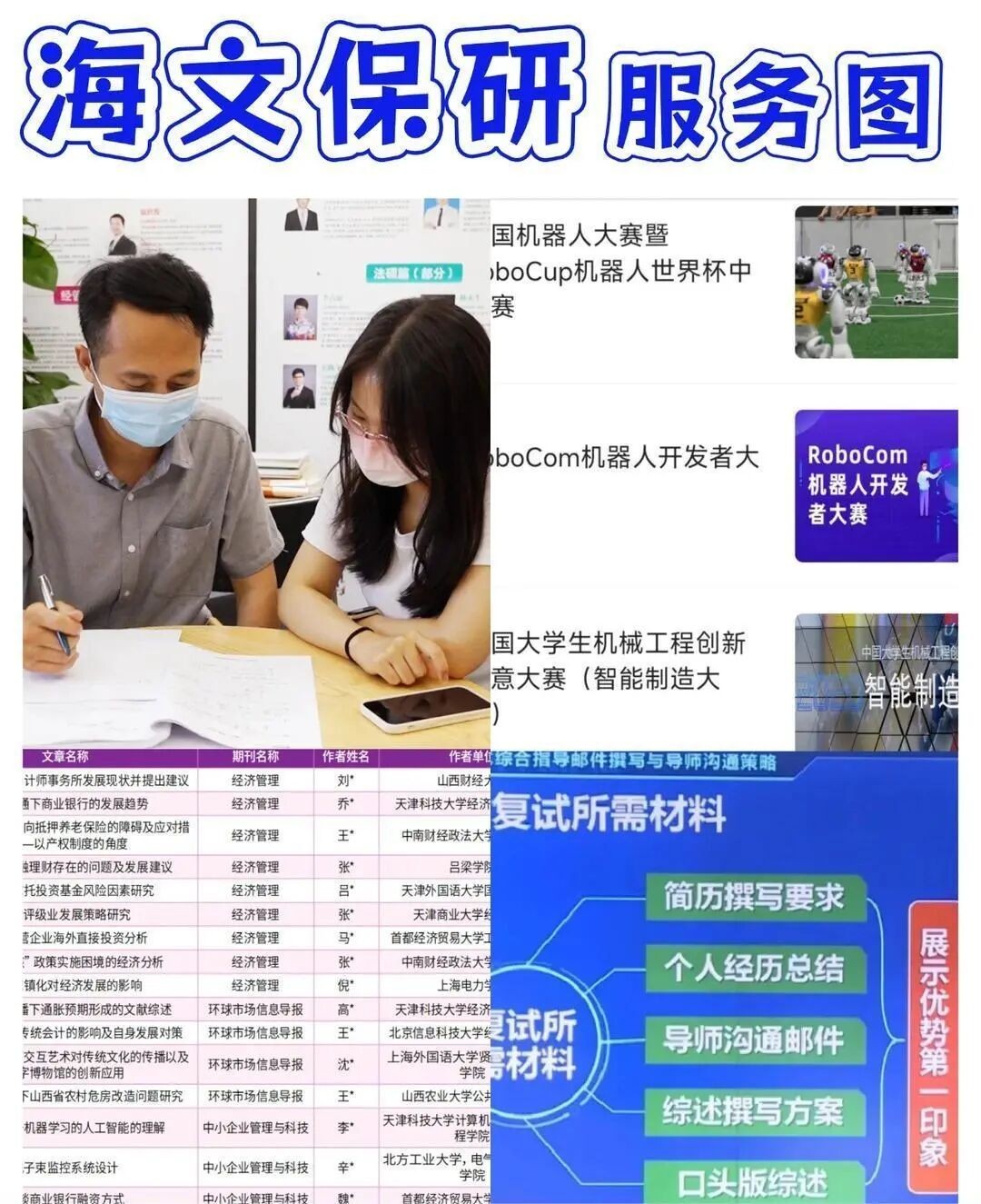 成都本地保研机构怎么选?海文考研保研辅导内容有哪些