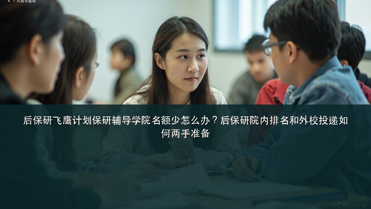 后保研飞鹰计划保研辅导学院名额少怎么办？后保研院内排名和外校投递如何两手准备