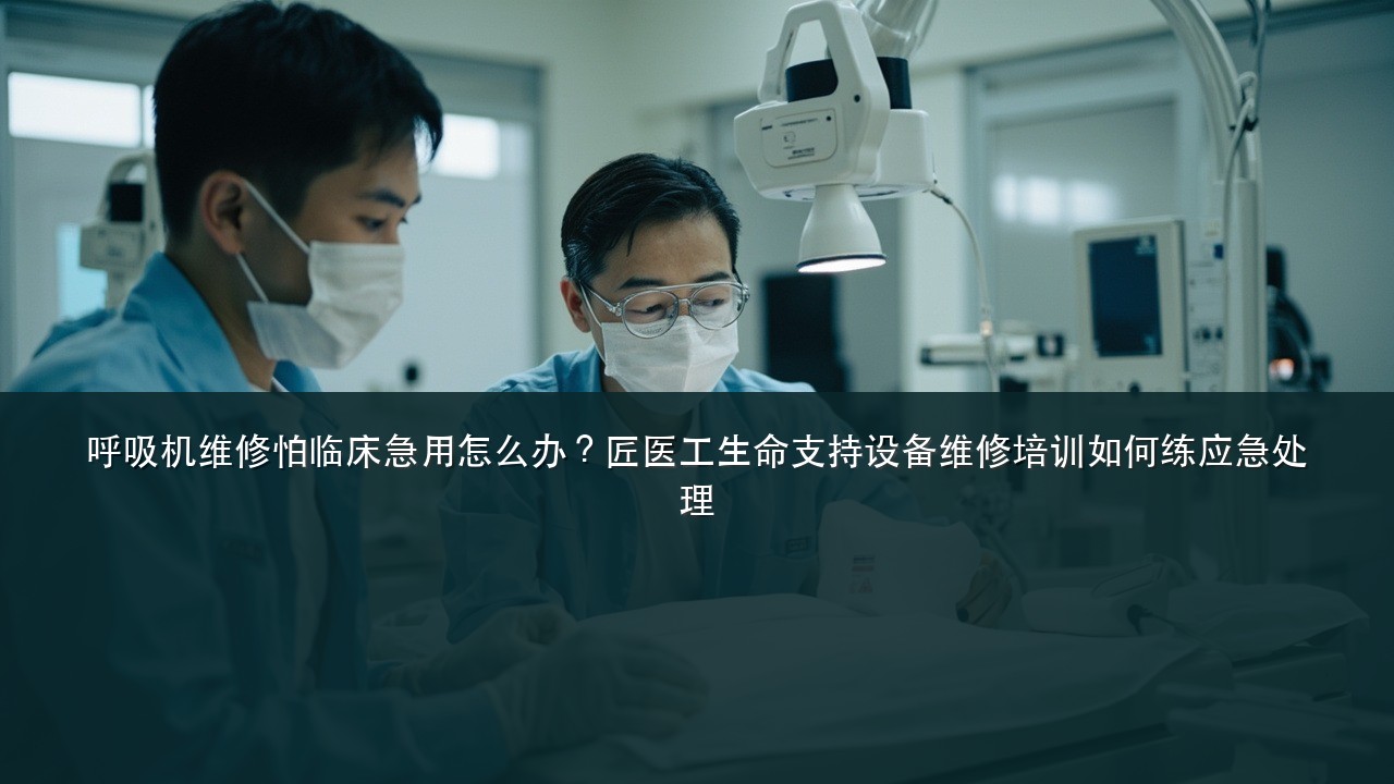 呼吸机维修怕临床急用怎么办?匠医工生命支持设备维修培训如何练应急处理