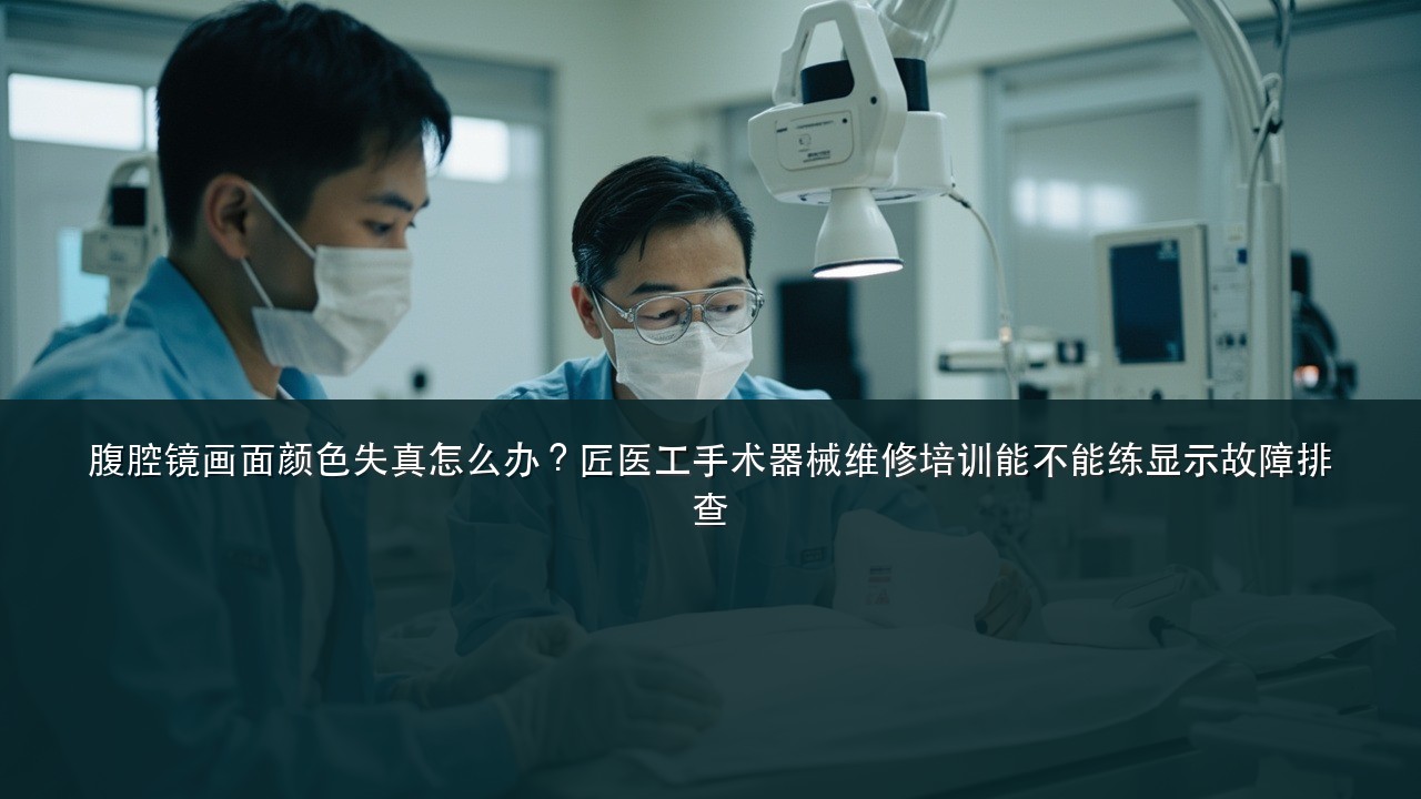 腹腔镜画面颜色失真怎么办?匠医工手术器械维修培训能不能练显示故障排查