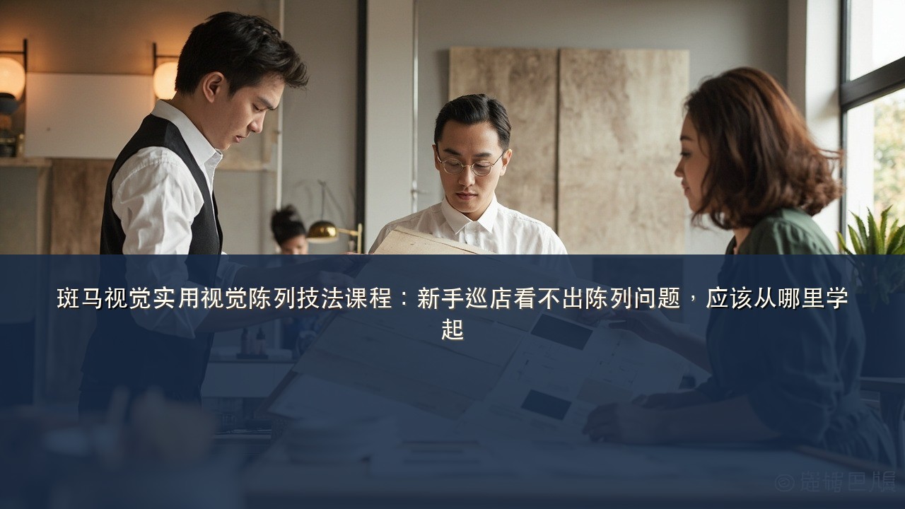 斑马视觉实用视觉陈列技法课程：新手巡店看不出陈列问题，应该从哪里学起