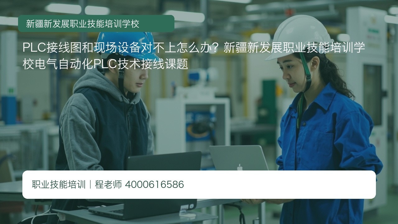 PLC接线图和现场设备对不上怎么办？新疆新发展职业技能培训学校电气自动化PLC技术接线课题