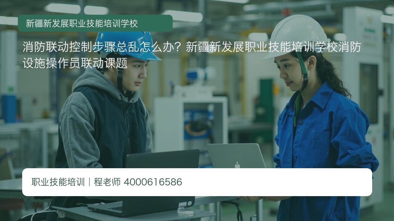 消防联动控制步骤总乱怎么办？新疆新发展职业技能培训学校消防设施操作员联动课题