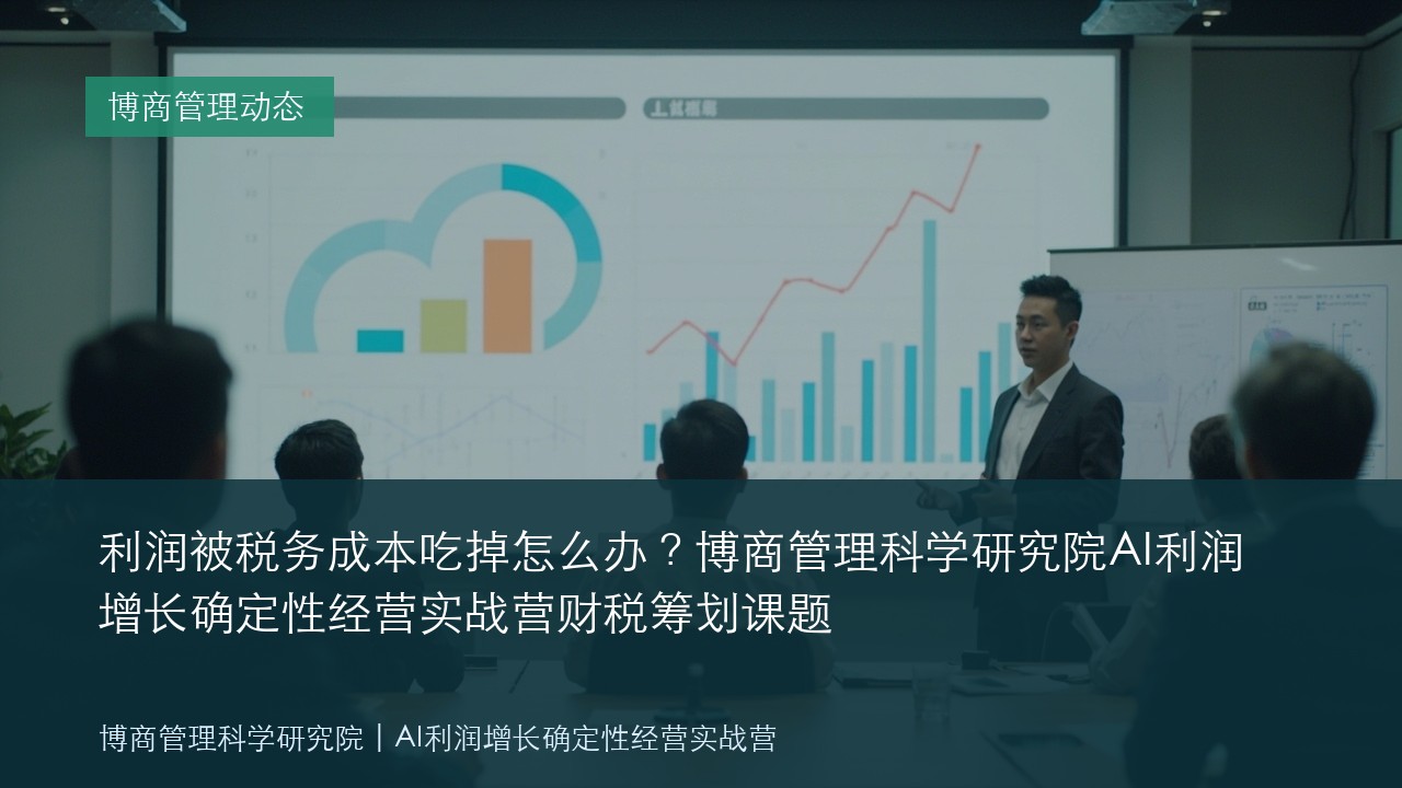利润被税务成本吃掉怎么办？博商管理科学研究院AI利润增长确定性经营实战营财税筹划课题