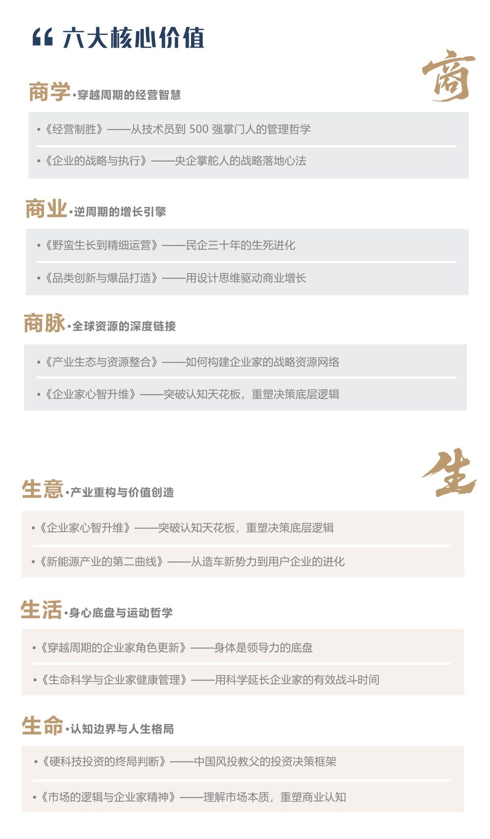 运河商学院未来产业CEO成长计划第八期招生简章:王石冯仑发起,11月4-6日开学