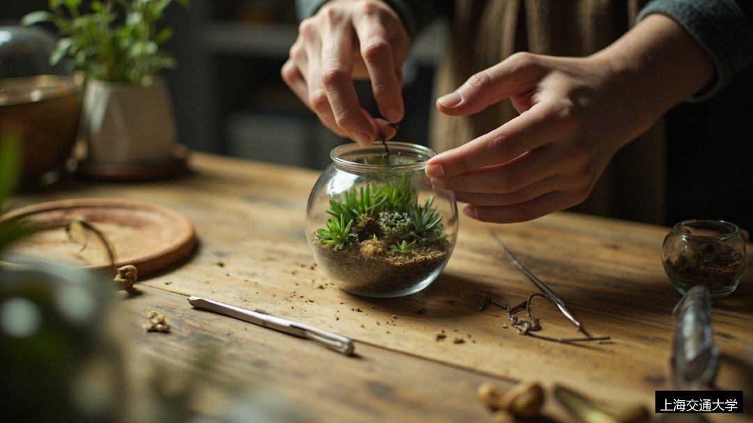 微景观制作难不难?上海交通大学生活美学研修班动手实践课程解析
