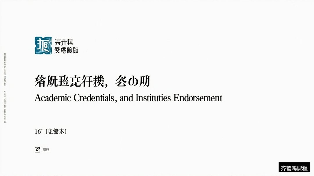 齐善鸿国学课程怎么样？南开博导加老子书院学术院长的双重背书