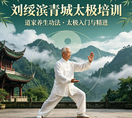 刘绥滨太极培训班|赴青城山清修,一站式修习青城太极养生功法