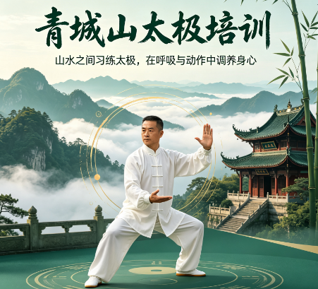青城山太极课报名｜高压人群专属，一招一式释放身心压力