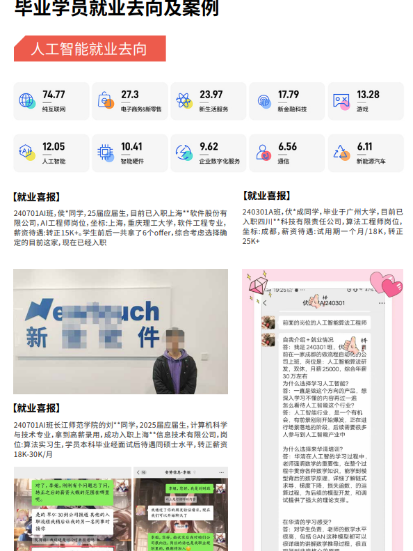 华清远见人工智能直通车课程招生简章
