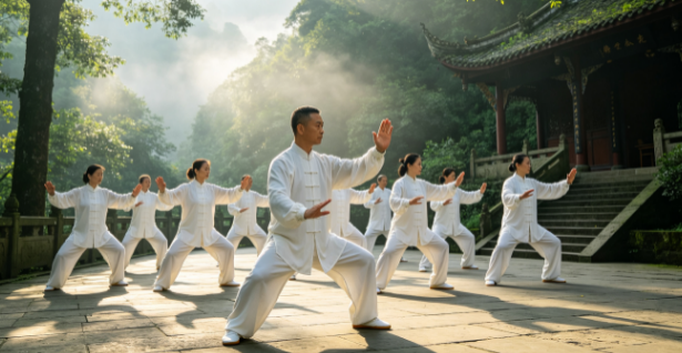 远离城市喧嚣,青城山太极清修带给现代人的改变