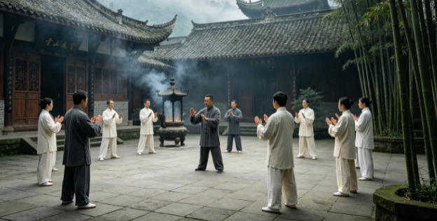 心态浮躁静不下来?青城太极帮你静心定神