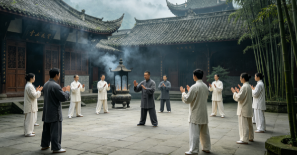 长期压力大精神紧绷?试试青城山太极清修