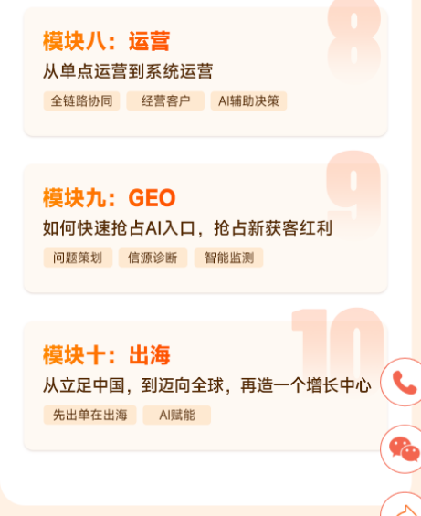 飞橙教育 AI 新媒体标杆战略课程