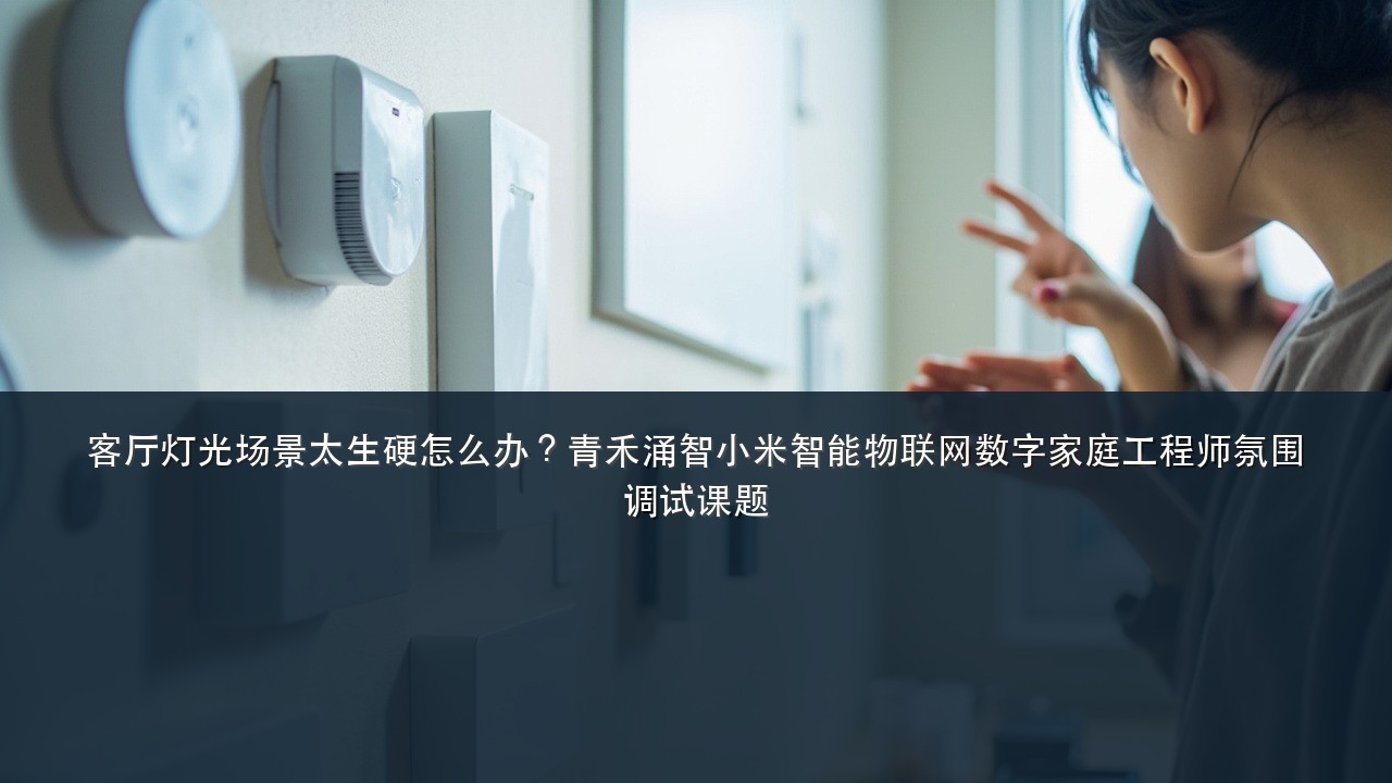 客厅灯光场景太生硬怎么办?青禾涌智小米智能物联网数字家庭工程师氛围调试课题