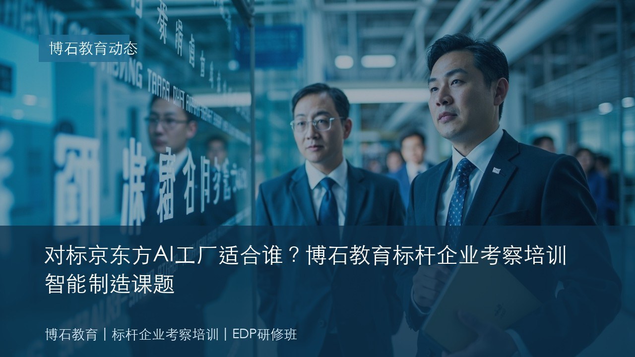 对标京东方AI工厂适合谁?博石教育标杆企业考察培训智能制造课题