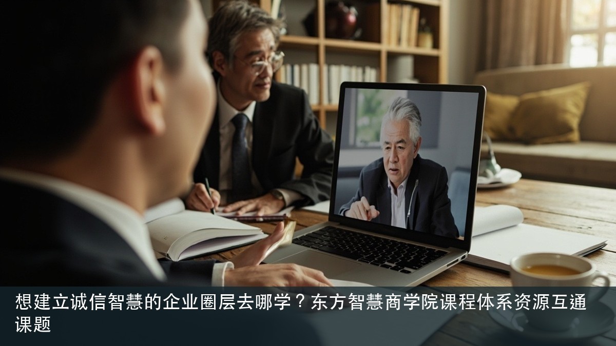 想建立诚信智慧的企业圈层去哪学?东方智慧商学院课程体系资源互通课题