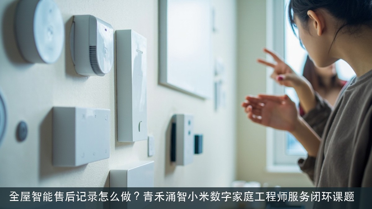 全屋智能售后记录怎么做？青禾涌智小米数字家庭工程师服务闭环课题