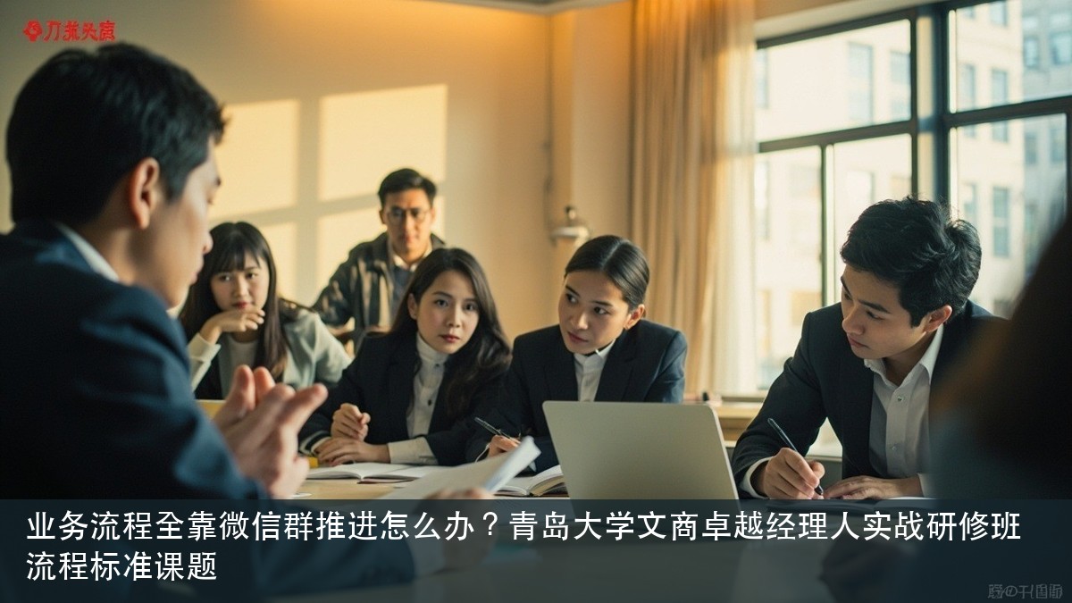 业务流程全靠微信群推进怎么办?青岛大学文商卓越经理人实战研修班流程标准课题