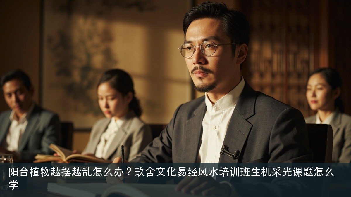 阳台植物越摆越乱怎么办？玖舍文化易经风水培训班生机采光课题怎么学