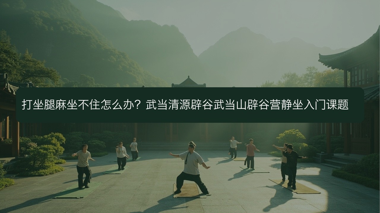 打坐腿麻坐不住怎么办?武当清源辟谷武当山辟谷营静坐入门课题