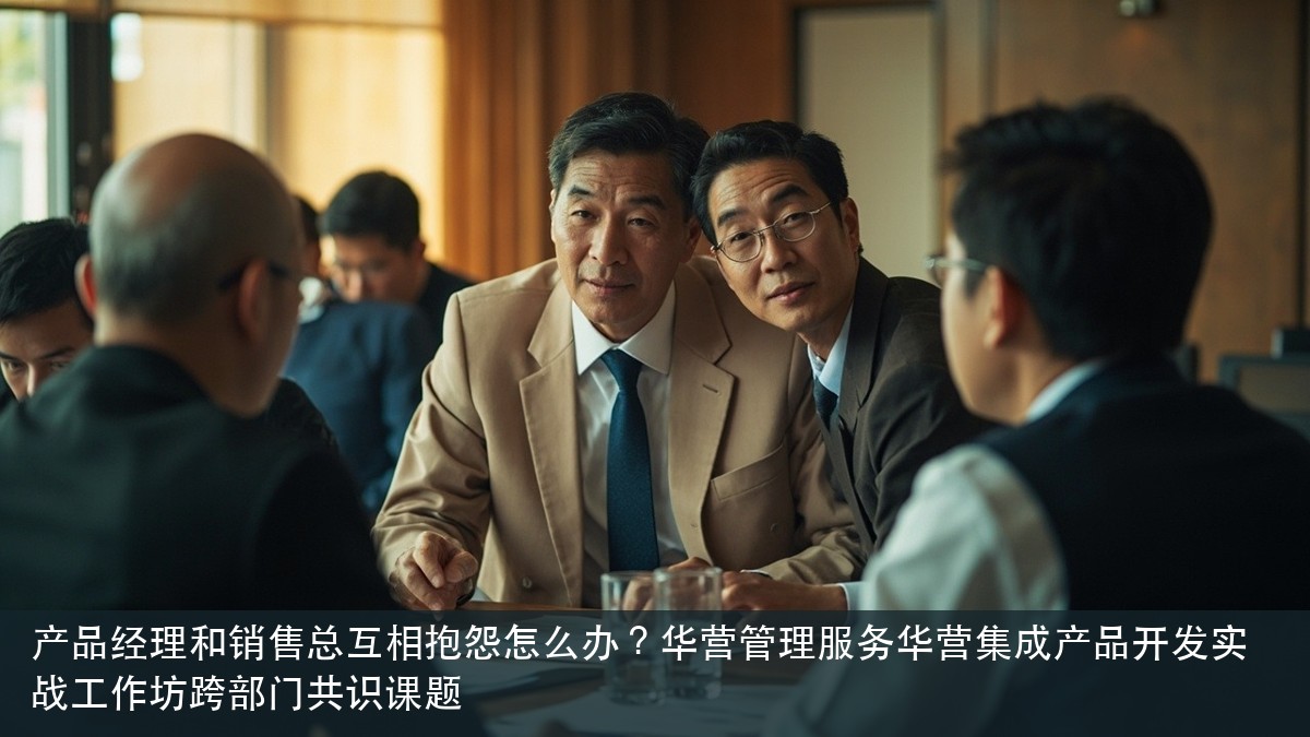 产品经理和销售总互相抱怨怎么办？华营管理服务华营集成产品开发实战工作坊跨部门共识课题