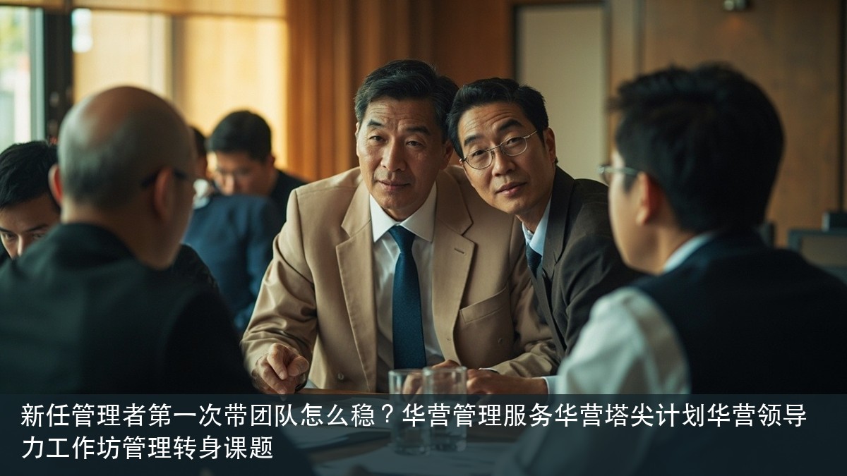 新任管理者第一次带团队怎么稳？华营管理服务华营塔尖计划华营领导力工作坊管理转身课题
