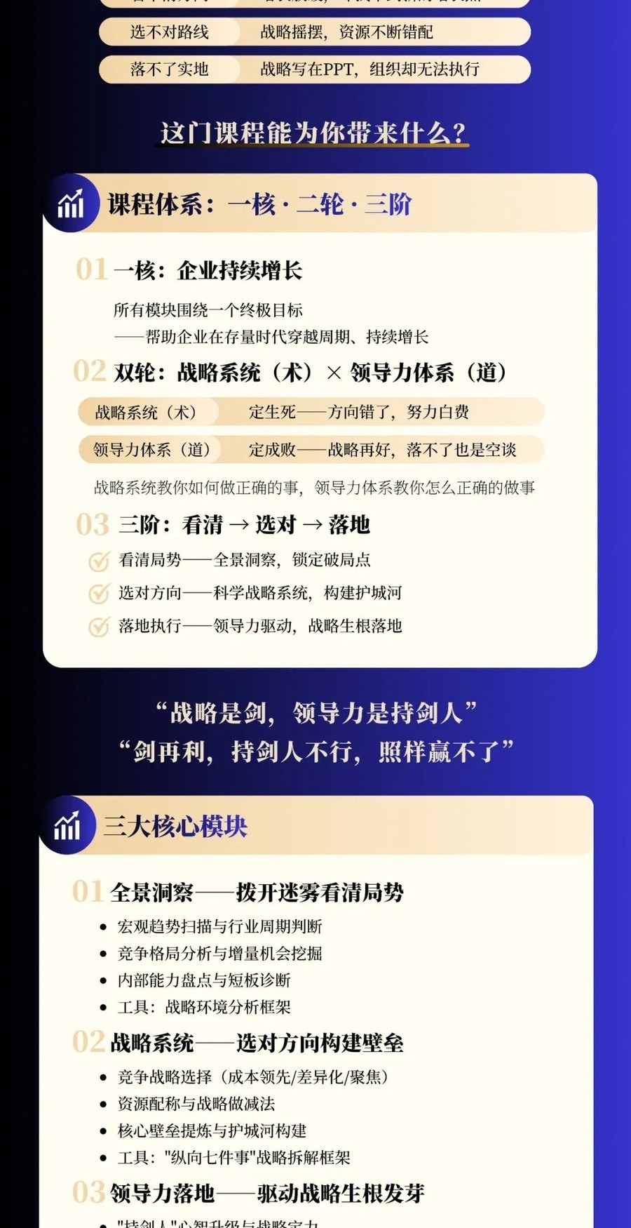 董权授课:泰山管理学院《赢在战略》10月23-25日济南开课