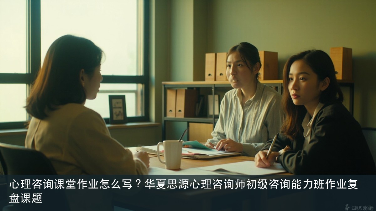 心理咨询课堂作业怎么写?华夏思源心理咨询师初级咨询能力班作业复盘课题