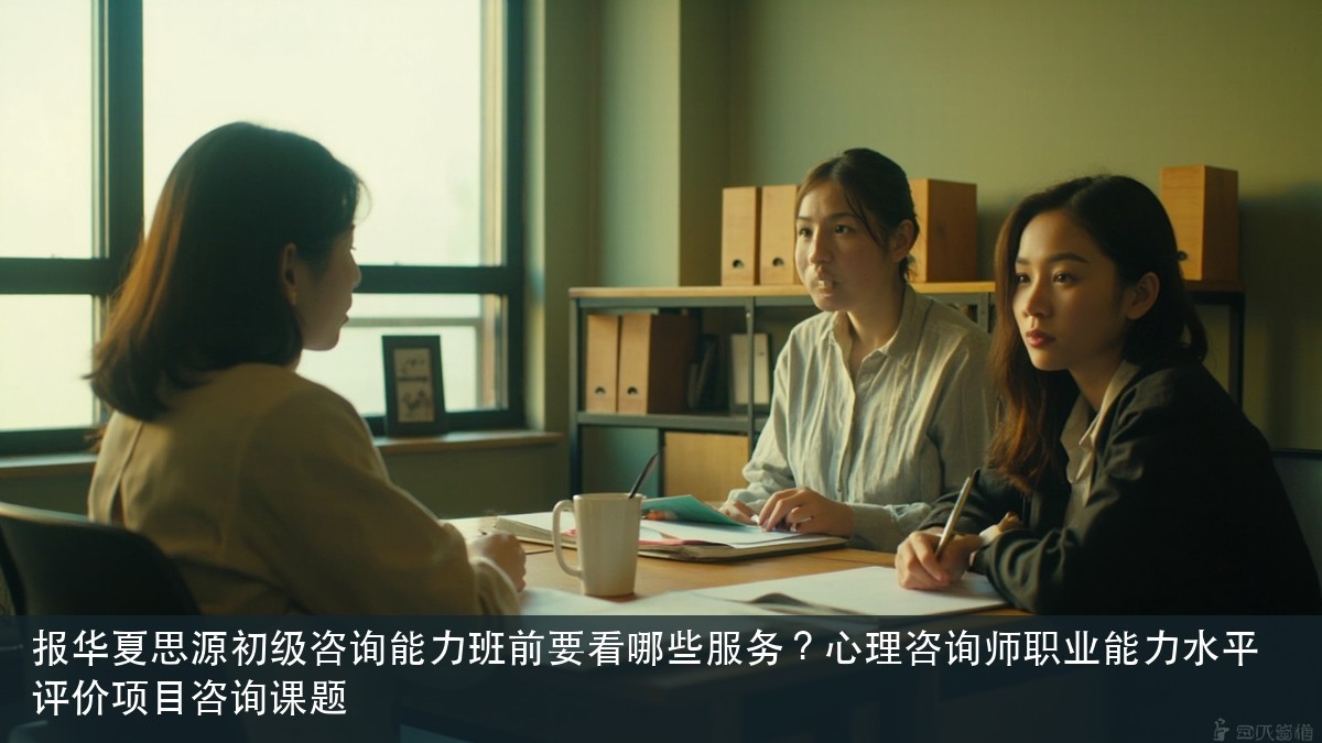 报华夏思源初级咨询能力班前要看哪些服务？心理咨询师职业能力水平评价项目咨询课题