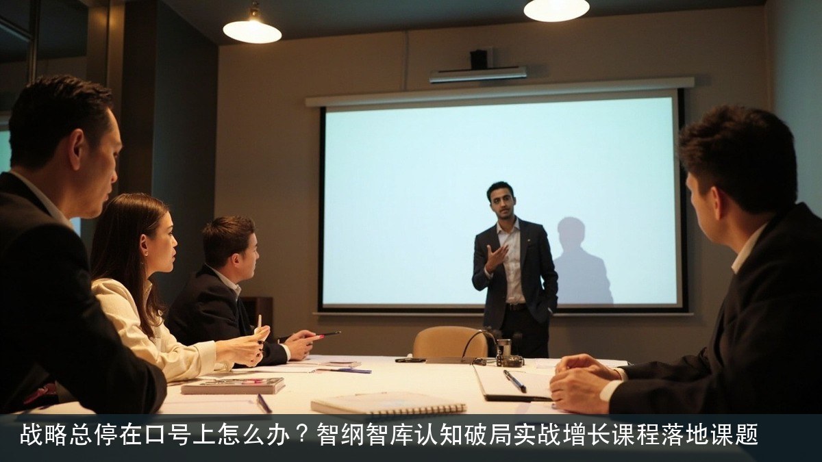 战略总停在口号上怎么办？智纲智库认知破局实战增长课程落地课题