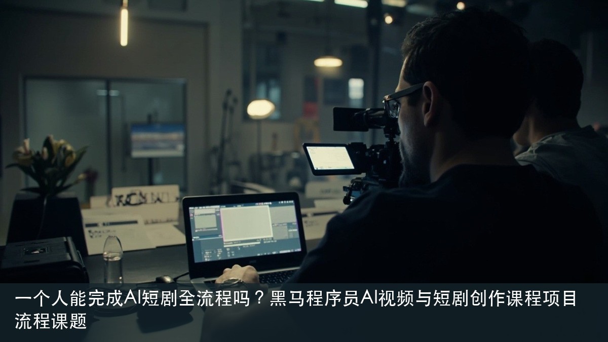一个人能完成AI短剧全流程吗？黑马程序员AI视频与短剧创作课程项目流程课题
