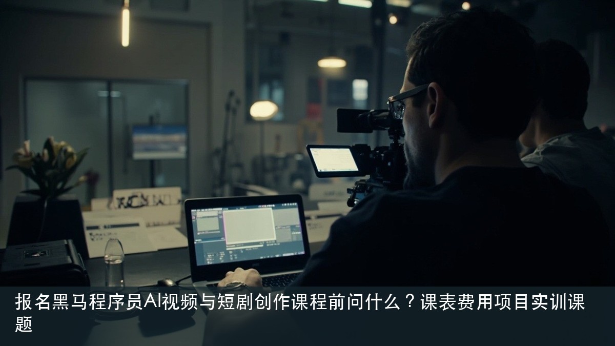 报名黑马程序员AI视频与短剧创作课程前问什么?课表费用项目实训课题
