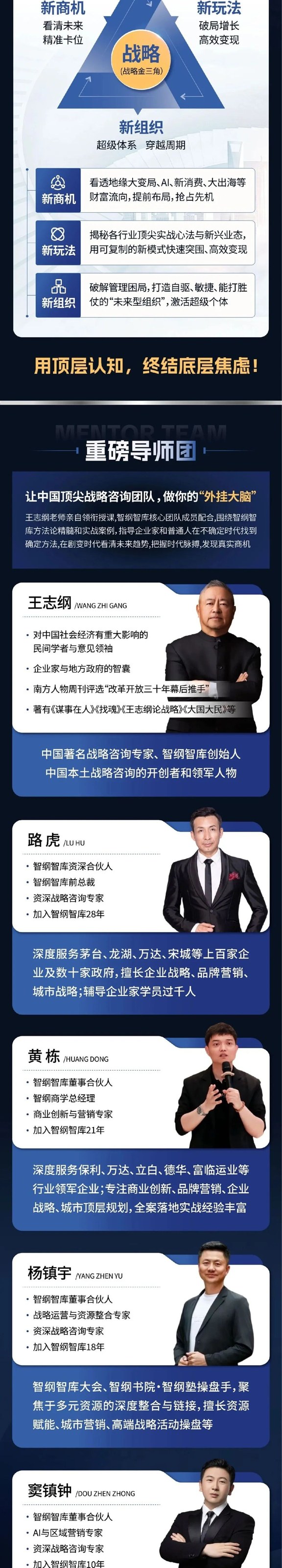 王志纲领衔:智纲智库9月12-14日上海智纲大课活动攻略