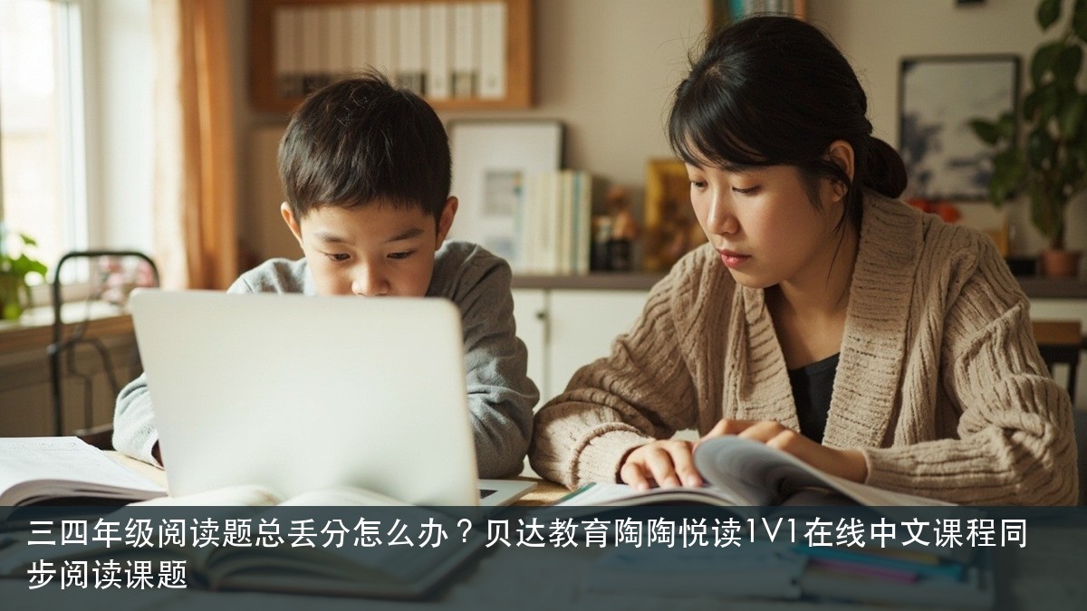 三四年级阅读题总丢分怎么办？贝达教育陶陶悦读1V1在线中文课程同步阅读课题