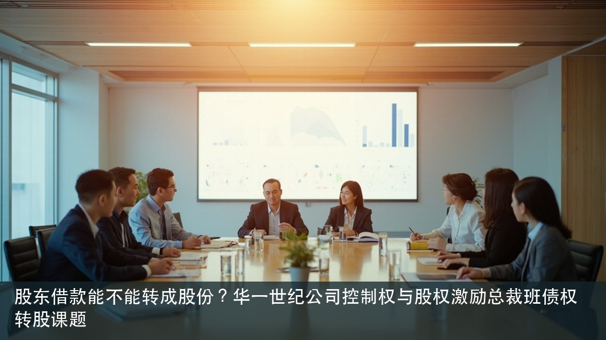股东借款能不能转成股份？华一世纪公司控制权与股权激励总裁班债权转股课题