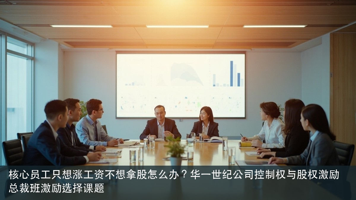 核心员工只想涨工资不想拿股怎么办？华一世纪公司控制权与股权激励总裁班激励选择课题