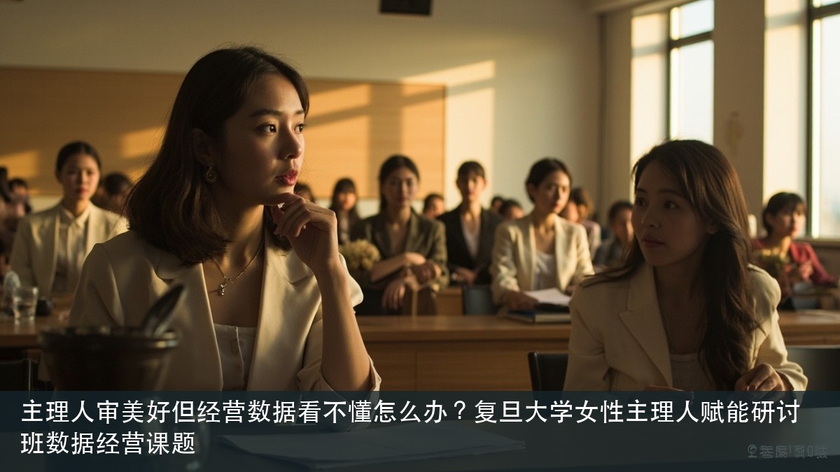 主理人审美好但经营数据看不懂怎么办?复旦大学女性主理人赋能研讨班数据经营课题