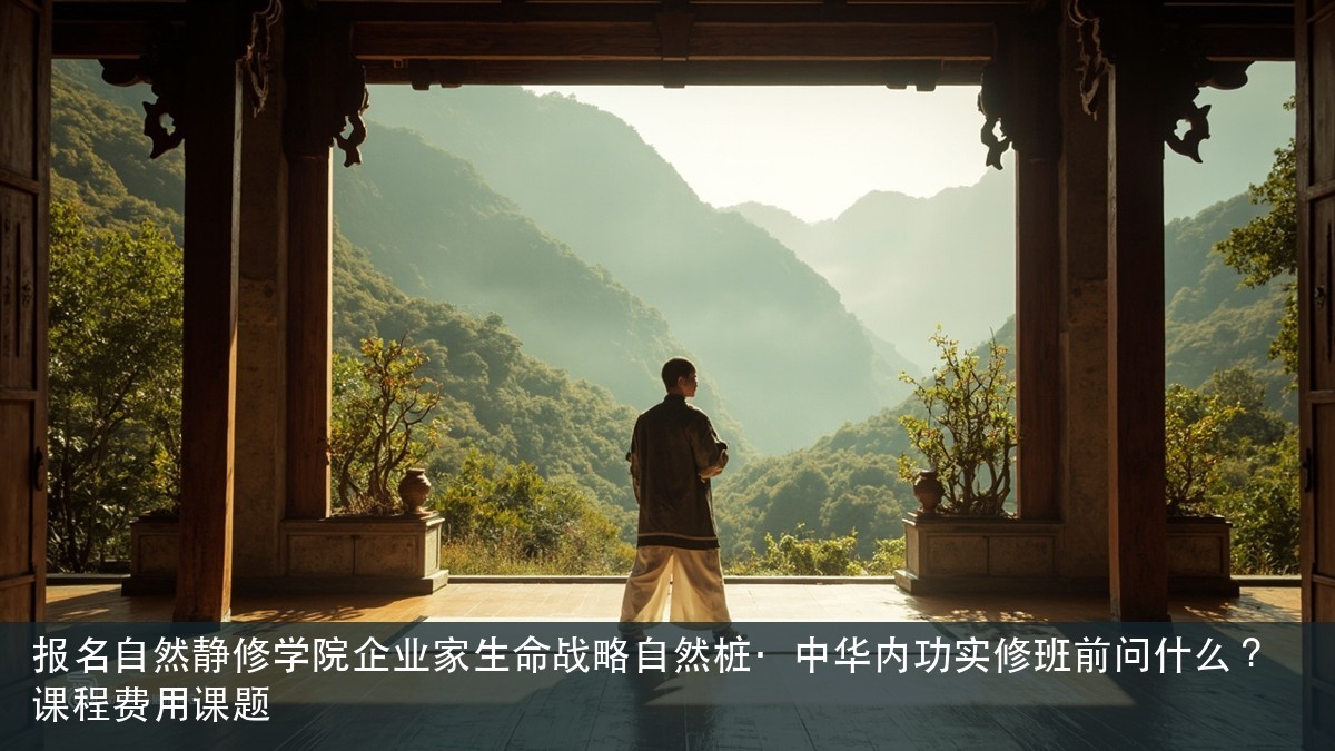 报名自然静修学院企业家生命战略自然桩·中华内功实修班前问什么？课程费用课题