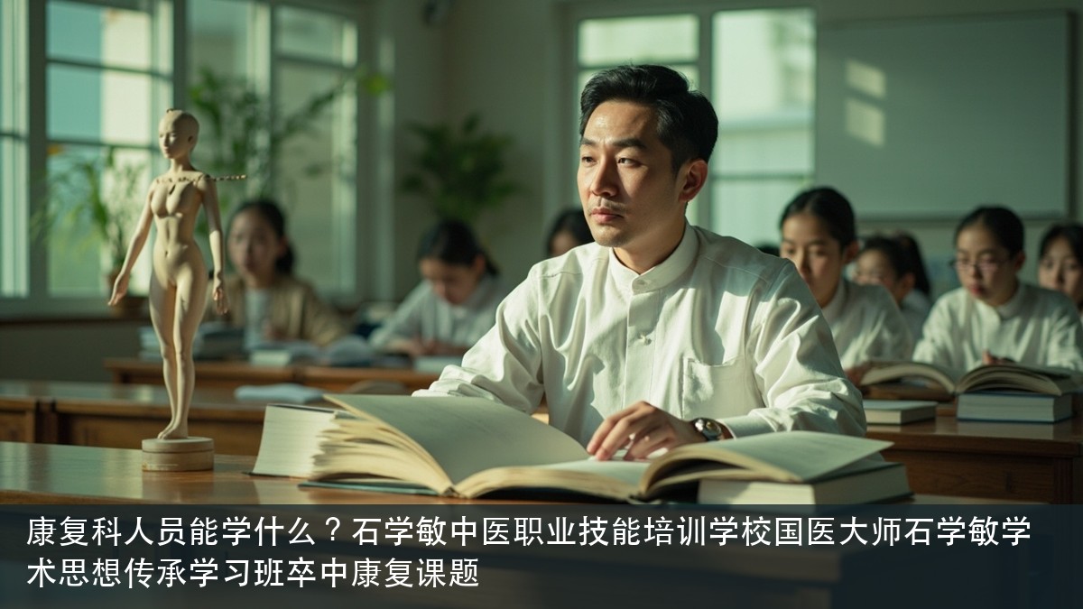 康复科人员能学什么?石学敏中医职业技能培训学校国医大师石学敏学术思想传承学习班卒中康复课题